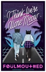 I think were alone meow poster