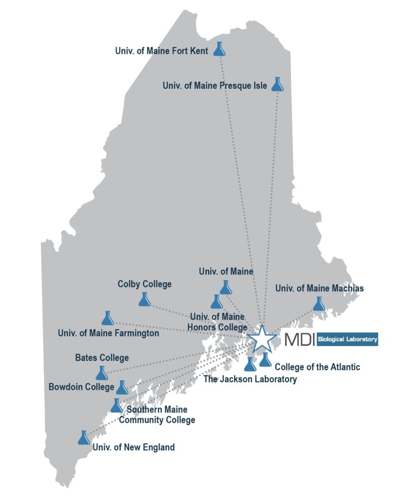 map of locations in maine